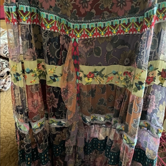 Johnny Was Seva Mesh Skirt - Picture 8 of 11